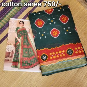 Cotton saree