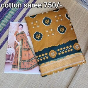 Cotton saree