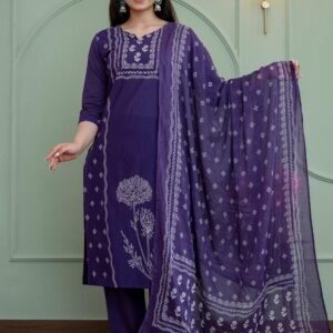 Jaipuri pant kurty duppta set
