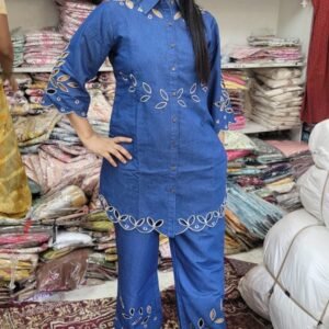 Denim cord set-3
