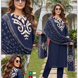 Dabbu cotton-navy blue